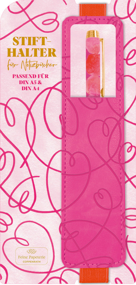 Porta-bolígrafo con elástico All About Pink Spiegelburg Imagen principal del producto