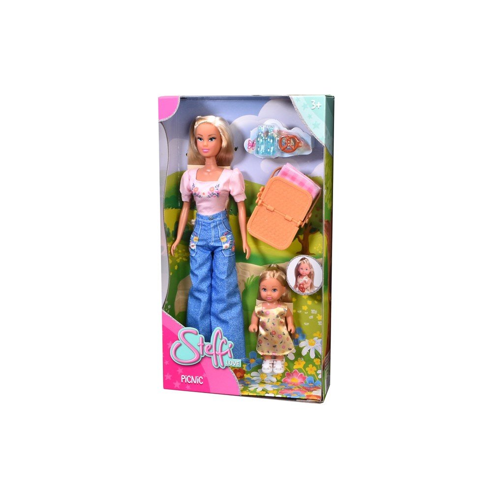 Muñeca Steffi Love y Evi Picnic - Simba Toys