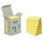NOTA ADHESIVA POST-IT 38X51MM 6X100H RECICLADA AMARILLA | 1 UNIDADES | (POST-IT)