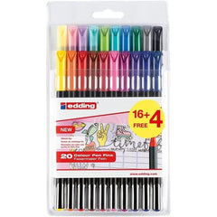 Rotulador Edding 1200 Estuche 16 Col Surt Y 4 Pastel Gratis | Edding | Pack 1 Unidades