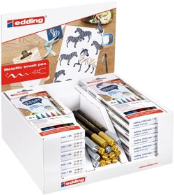 Rotuladores metálicos edding Brushpen marca Eding