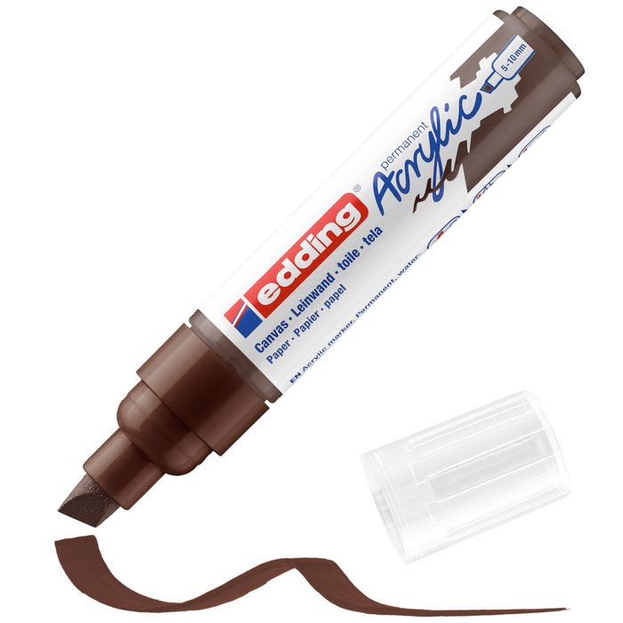 Rotulador Acrilico Edding 5000 Trazo Grueso Marron Chocolat | Edding | Pack 5 Unidades Imagen principal del producto