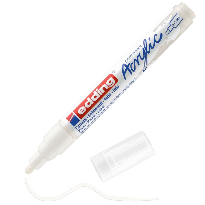 Rotulador Acrilico Edding 5100 Trazo Medio Blanco | Edding | Pack 10 Unidades
