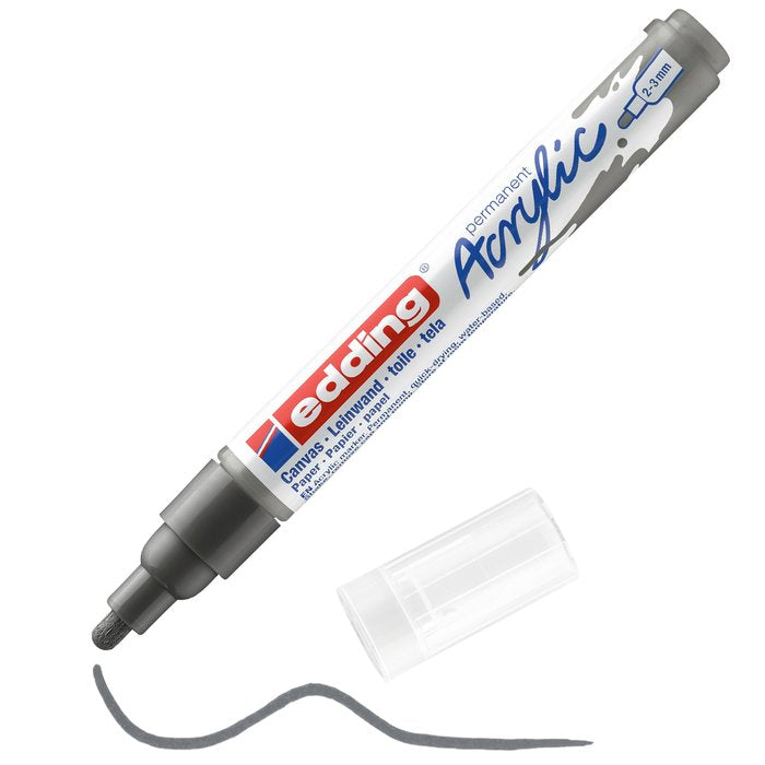 Rotulador Acrílico Edding 5100 Trazo Medio Antracita