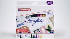 Rotulador Acrilico Edding 5300 Trazo Fino 8 Colores Surtido | Edding | Pack 1 Unidades