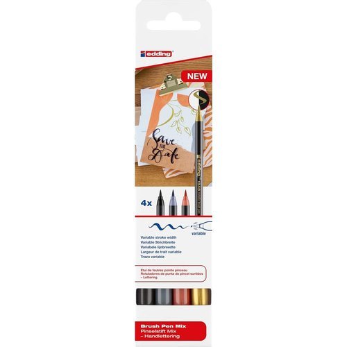 Rotulador Edding 1340 Blister 4 Colores Surtidos | Edding | Pack 1 Unidades Imagen principal del producto
