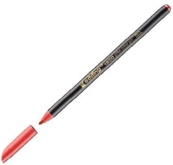 Rotulador edding 1200 Glitter Rojo Pack 10 de Fibra