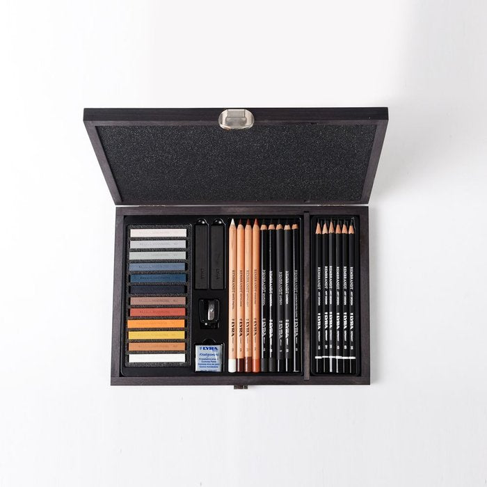 SET DIBUJO LYRA 31 UDS CAJA DE MADERA | 1 UNIDADES | (LYRA) Imagen principal del producto