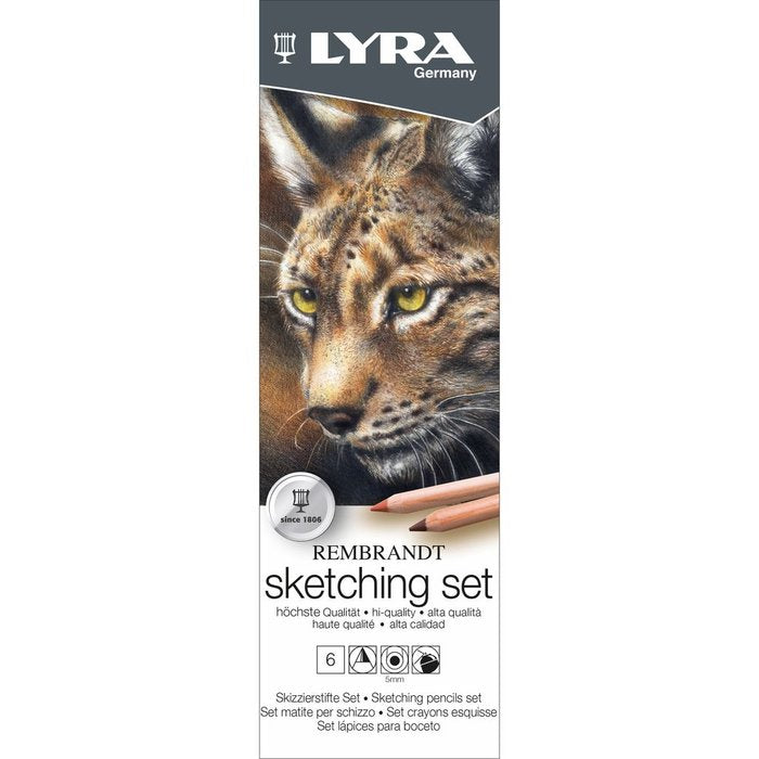 SET ESBOZO LYRA REMBRANDT ESTUCHE METAL 6 UDS | 1 UNIDADES | (LYRA) Imagen principal del producto