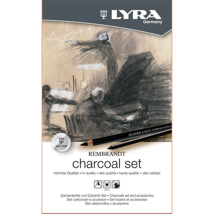 SET CARBON LYRA REMBRANDT ESTUCHE METAL 11 UDS | 1 UNIDADES | (LYRA) Imagen principal del producto