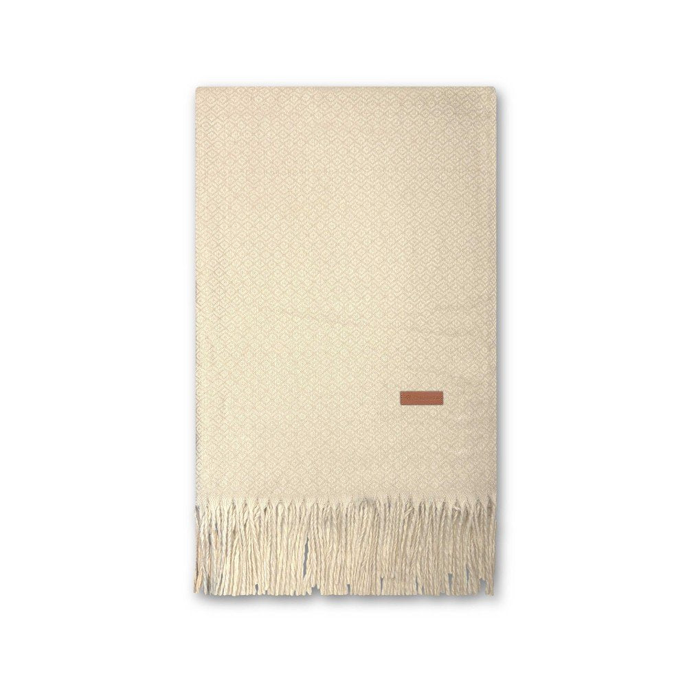Bufanda mujer beige estampado mandala Caramelo Travel