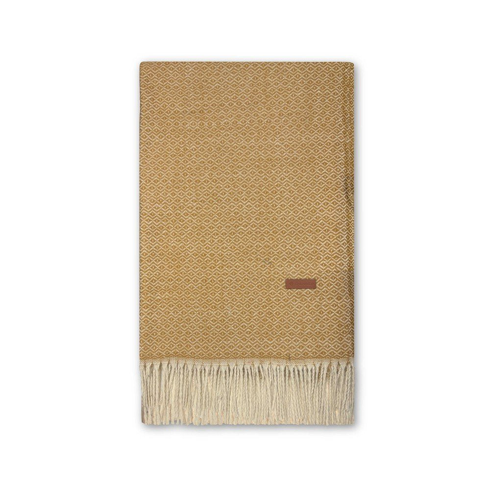 Bufanda mujer mostaza Caramelo Travel Fantasy