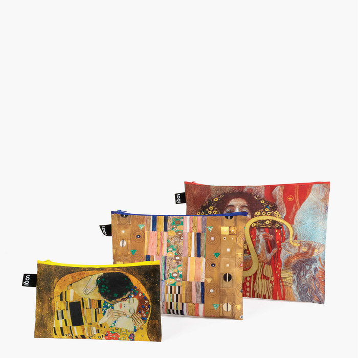 BOLSO CON CREMALLERA GUSTAV KLIMT RECICLADO | LOQI | 1 UNIDAD | 4260317653733 Imagen principal del producto