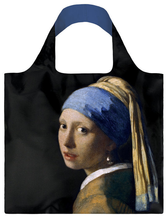 BOLSA PLEGABLE VERMEER GIRL PEARL RECYCLABLE | LOQI Imagen principal del producto
