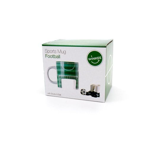 TAZA DE CERAMICA INTERACTIVA FUTBOL | WINKEE | 1 UNIDAD | 4260348471924