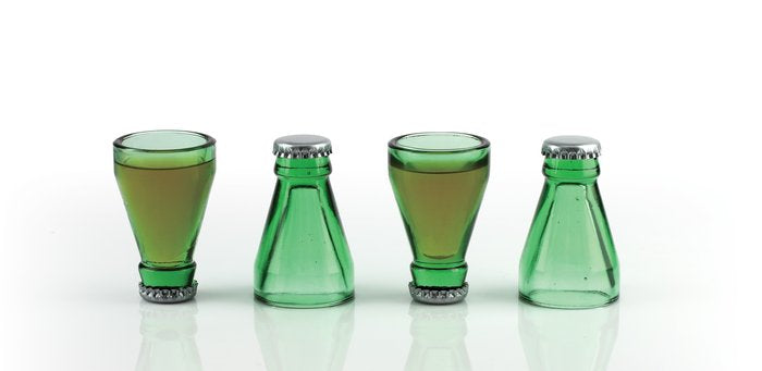 SET CUATRO VASOS DE CHUPITOS BOQUILLA DE BOTELLA | MAGS BRANDS | 1 UNIDAD | 4260348476769 Imagen principal del producto