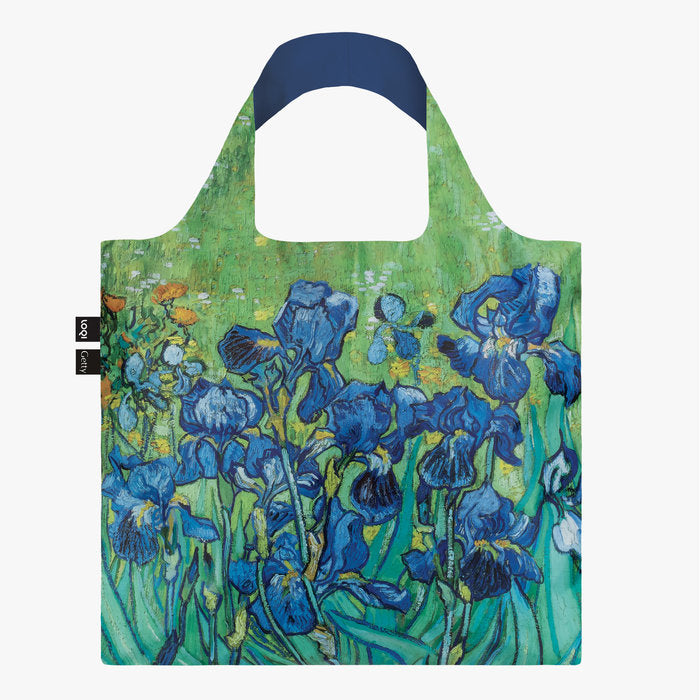 BOLSA PLEGABLE LOQI VAN GOGH IRISES | LOQI Imagen principal del producto