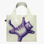 BOLSA PLEGABLE LOQI FLYING PURR-PLE CAT | LOQI