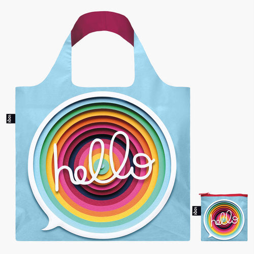 BOLSA PLEGABLE HELLO RECYCLED | LOQI Imagen principal del producto