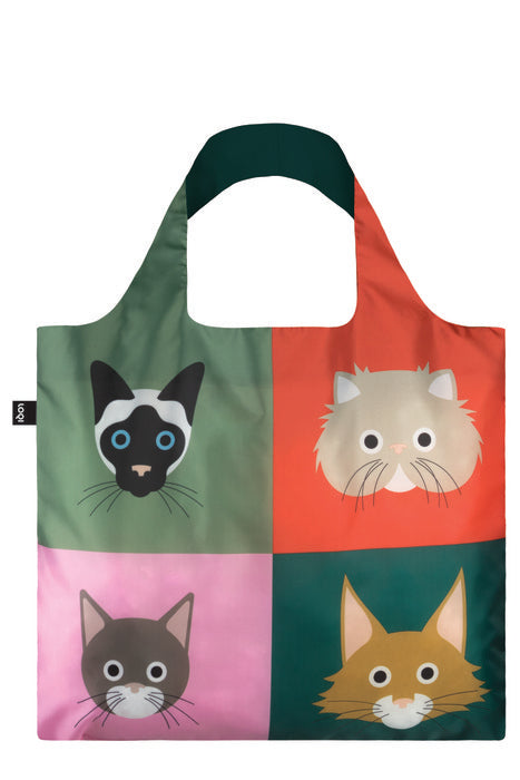 BOLSA PLEGABLE STEPHEN CHEETHAM CATS | LOQI Imagen principal del producto