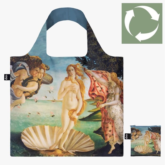 BOLSA PLEGABLE LOQI SANDRO BOTTICELLI NACIMIENTO VENUS | LOQI Imagen principal del producto