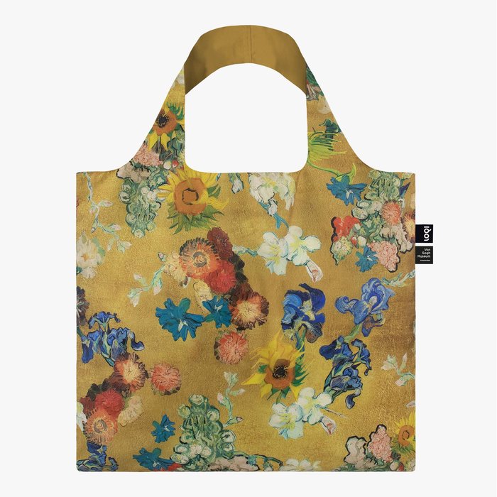 BOLSA PLEGABLE LOQI VAN GOGH RAMO 50 ANIVERSARIO ORO | LOQI Imagen principal del producto
