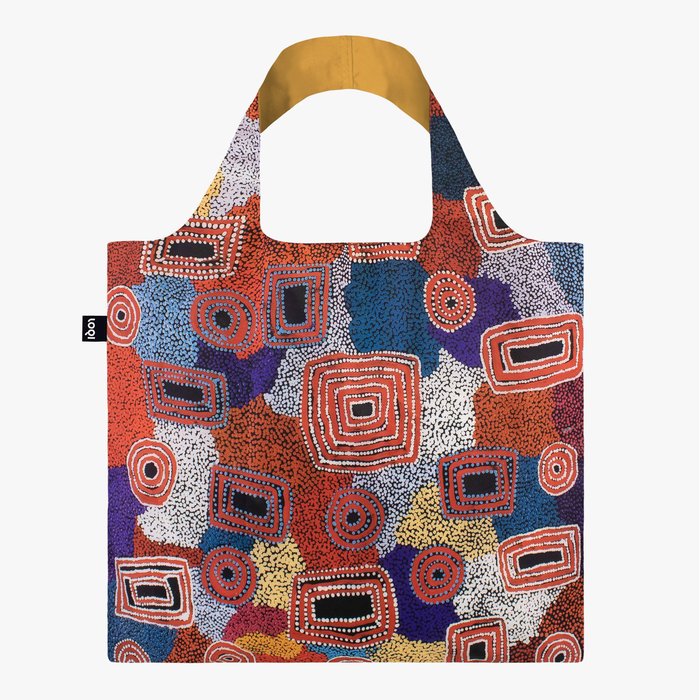 BOLSA PLEGABLE LOQI ADA NANGALA WATER DREAMING | LOQI Imagen principal del producto