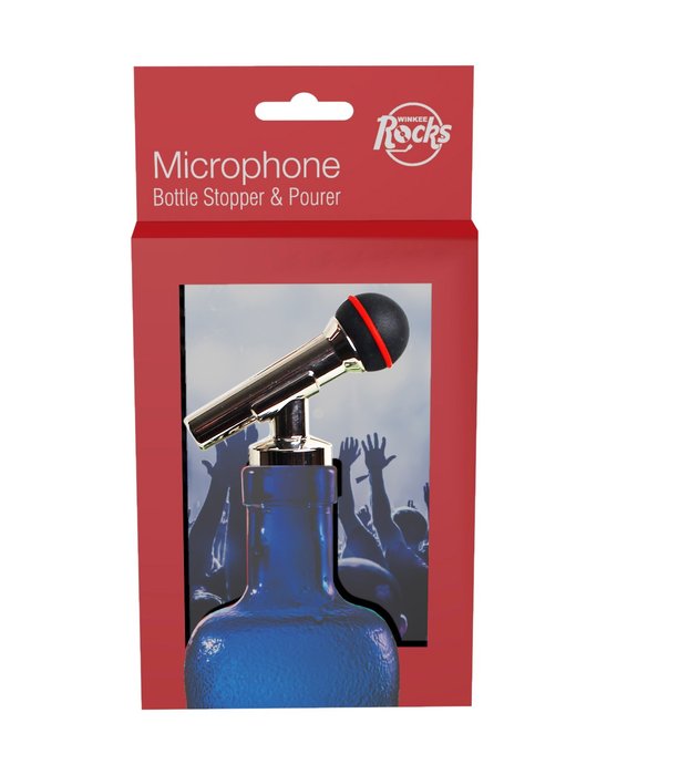 Tapon y Dispensador de Botella Microfono Winkee