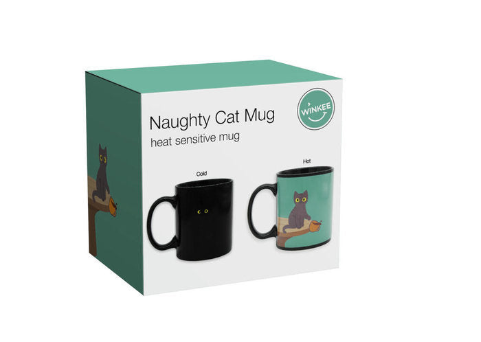 TAZA TERMICA GATO NEGRO | WINKEE | 1 UNIDAD | 4260767642264
