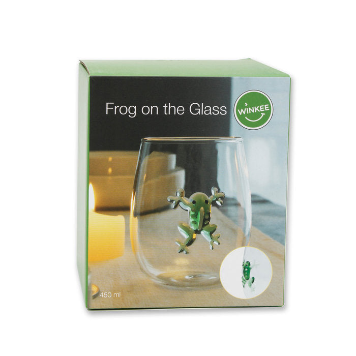 VASO DE CRISTAL 3D RANA | WINKEE | 1 UNIDAD | 4260767642295 Imagen principal del producto