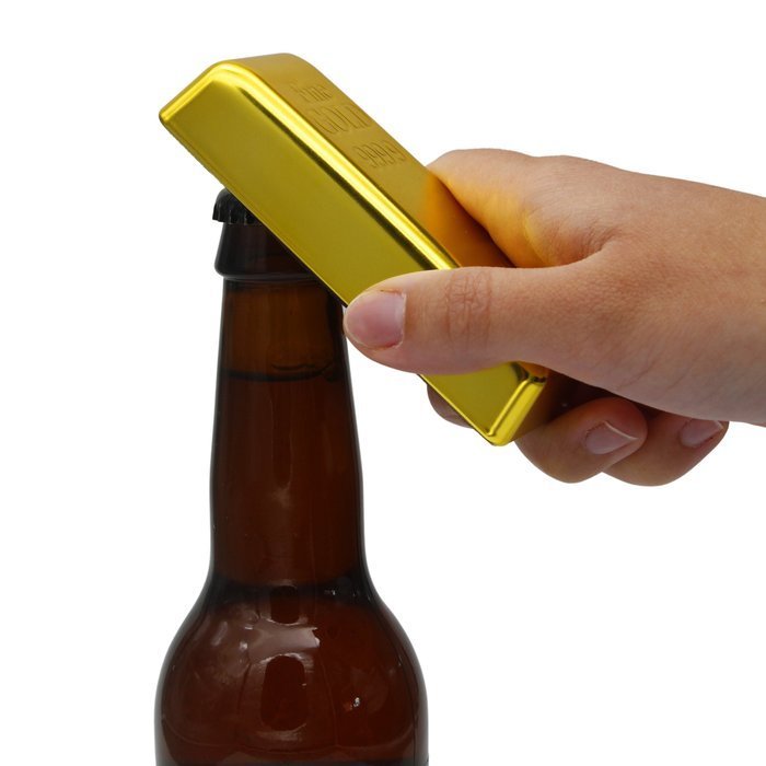 Abridor de Botellas Lingote de Oro Winkee Imagen principal del producto