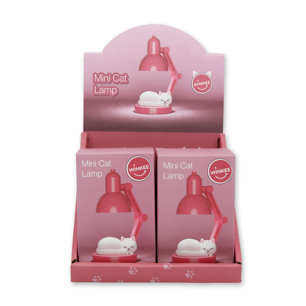 Minilámpara Gato Winkee - Luz LED decorativa para escritorio y regalo Imagen principal del producto