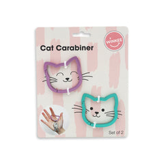 MOSQUETON DE GATOS ROSA Y TURQUESA | WINKEE | 1 UNIDAD | 4260767642837