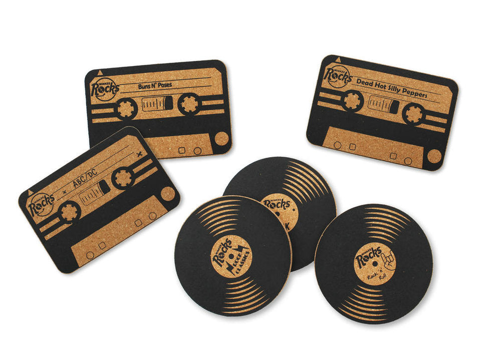 SET DE POSAVASOS ROCKEROS | WINKEE | 1 UNIDAD | 4260767643148 Imagen principal del producto