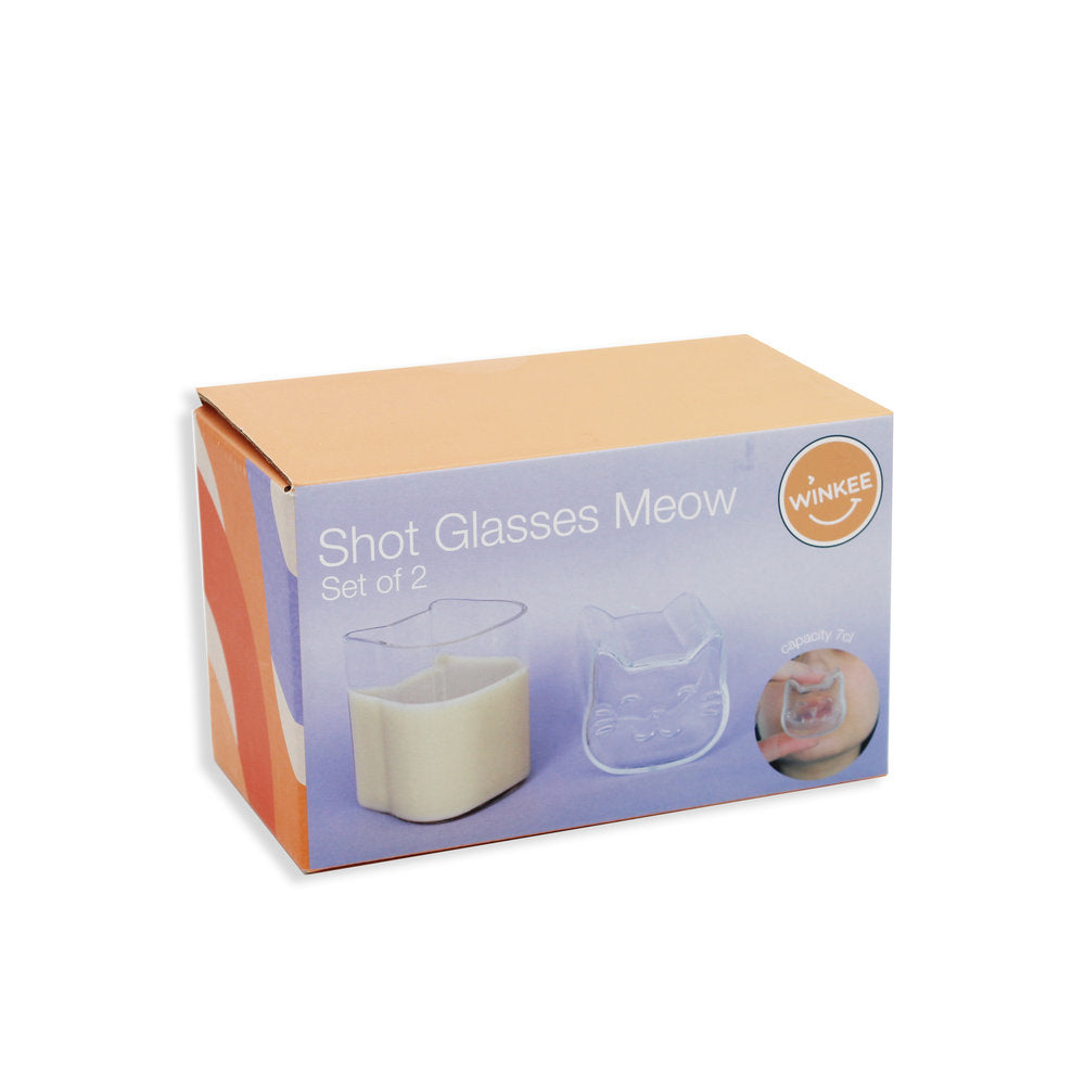 Set Vasos Chupitos Gatos Win Kee