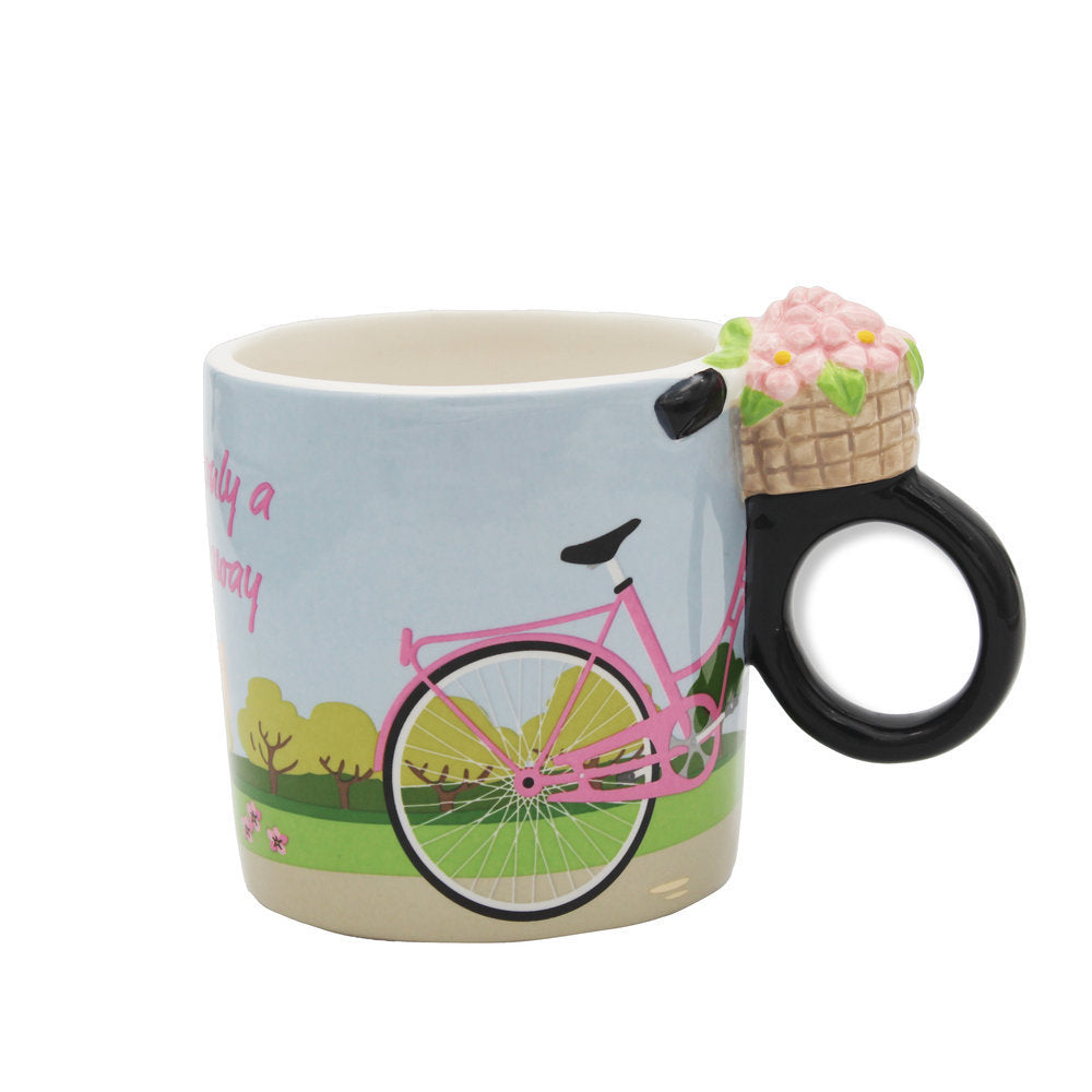 Taza Bicicleta con Cesta Imagen principal del producto