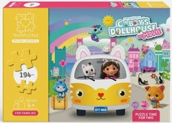 Puzzle infantil Gabbys Dollhouse 64+130 piezas TEAMPUZZLE