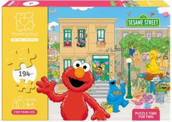 Puzzle Barrio Sésamo TeamPuzzle Doble 64+130 piezas