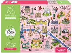Puzzle Paris TeamPuzzle para Dos 500+500 Piezas Marca TeamPuzzle