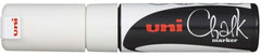 Rotulador Uni Chalk Tiza Liquida 8,0Mm Blanco | Uni-Ball | Pack 6 Unidades