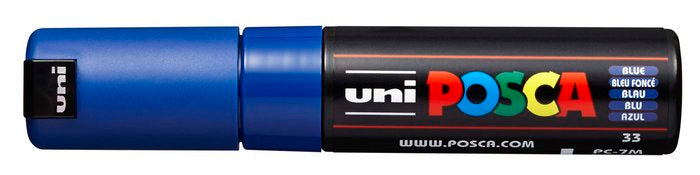 Rotulador Posca Pc-7M Azul | Posca | Pack 6 Unidades