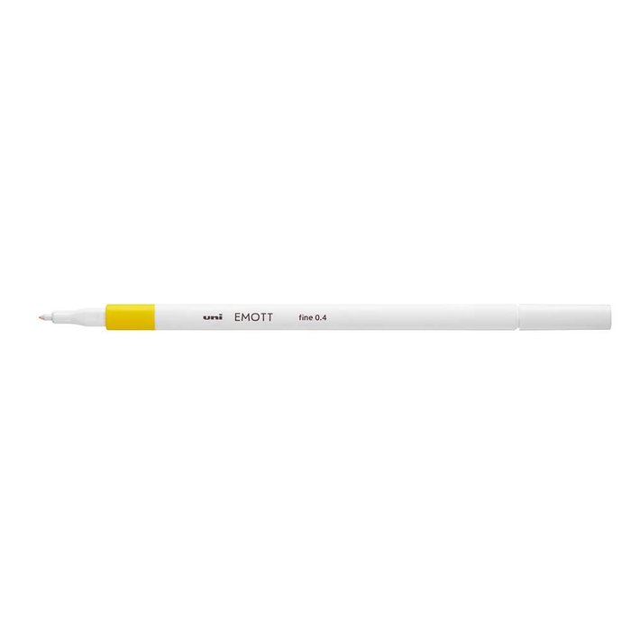 ROTULADOR UNIBALL EMOTT PEM-SY,2 AMARILLO | 10 UNIDADES | (UNI-BALL) Imagen principal del producto