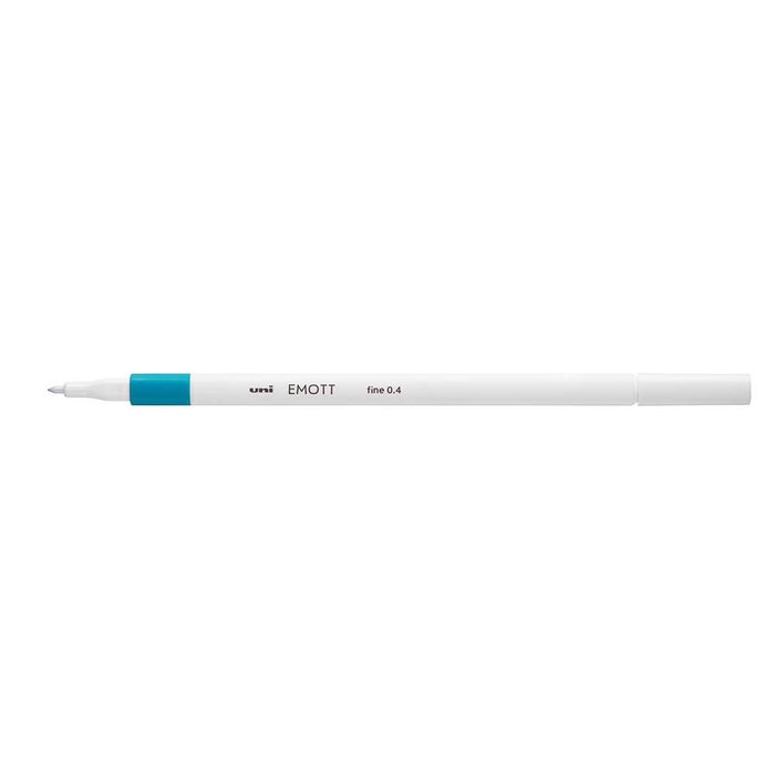 ROTULADOR UNIBALL EMOTT PEM-SY,71 TURQUESA | 10 UNIDADES | (UNI-BALL)