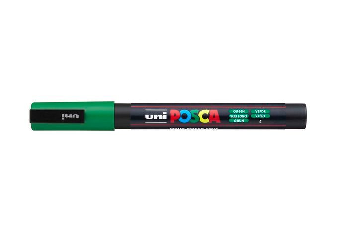 Rotulador Uni Posca Pc-3M Verde | Posca | Pack 6 Unidades Imagen principal del producto