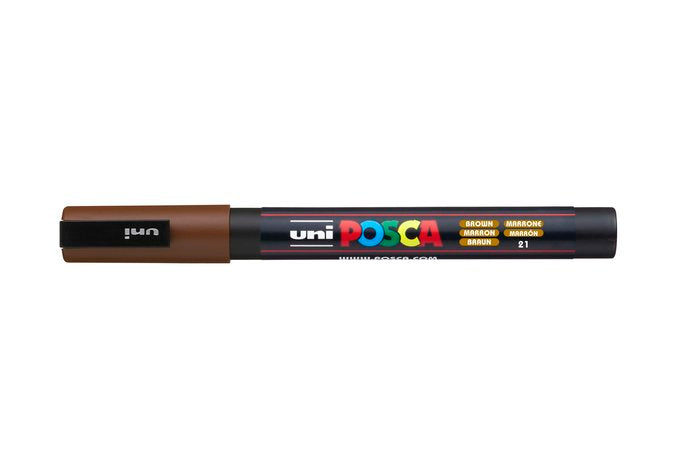 Rotulador Uni Posca Pc-3M Marron | Posca | Pack 6 Unidades Imagen principal del producto