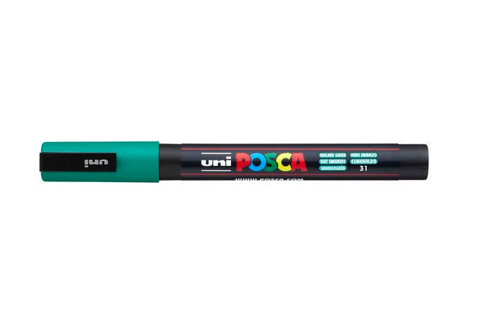 Rotulador Uni Posca Pc-3M Esmeralda | Posca | Pack 6 Unidades