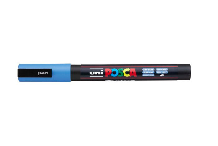 Rotulador Uni Posca Pc-3M Azul Cielo | Posca | Pack 6 Unidades