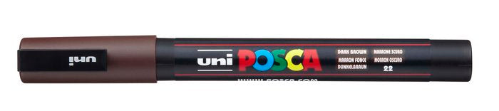 Rotulador Uni Posca Pc-3m Marrón Oscuro Imagen principal del producto