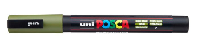 Rotulador Uni Posca Pc-3M Verde Kaki | Posca | Pack 6 Unidades