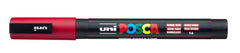 Rotulador Uni Posca Pc-3M Rojo Oscuro | Posca | Pack 6 Unidades